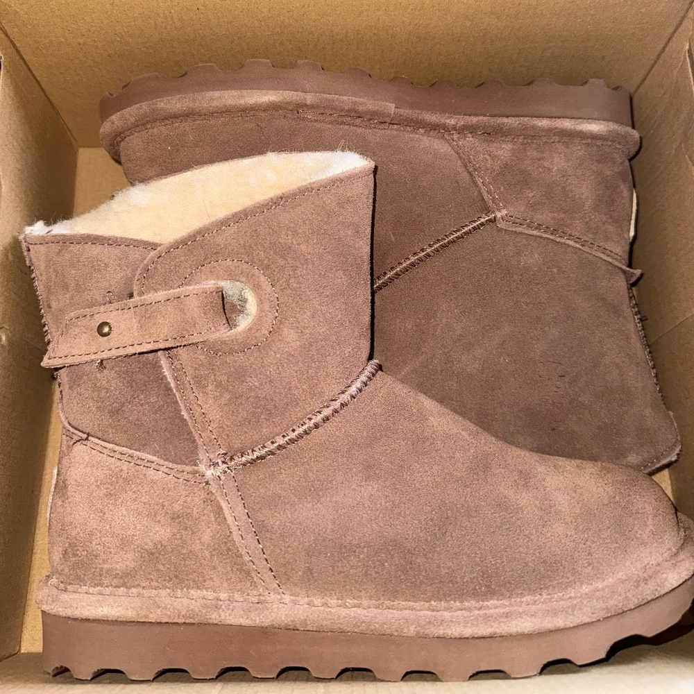 BEARPAW Isabelle Boots Women's Size 7 Cocoa Brown